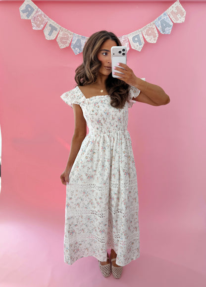 Sunday Best Midi Floral Dress (can’t restock)
