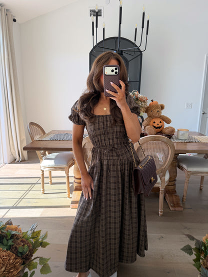 Cinnabon Swirl Midi Dress