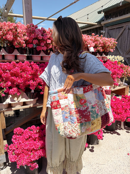 Garden Patchwork Tote