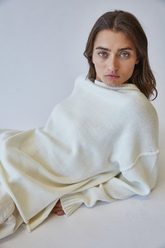 Vanilla Oat Cream Chunky Knit