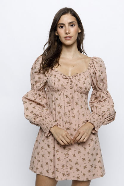 Belle-Rose Cotton Floral Mini