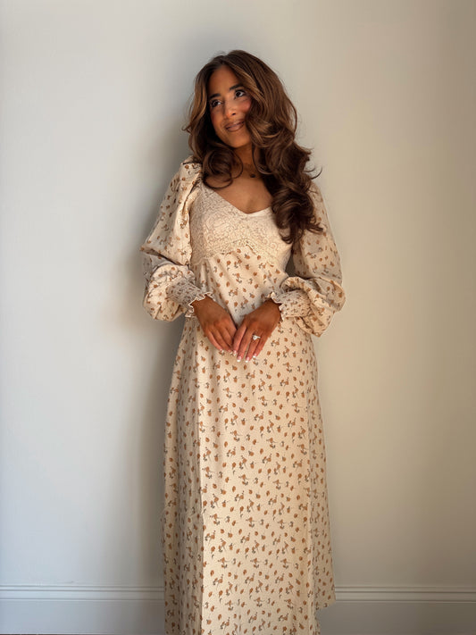 Harvest Blush Blooms Dress (can’t restock)