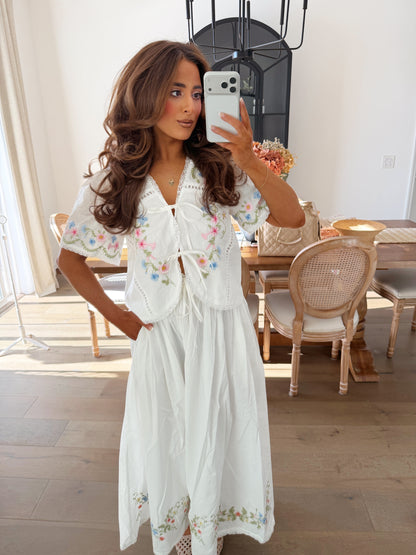 Oatmilk Garden Skirt Set