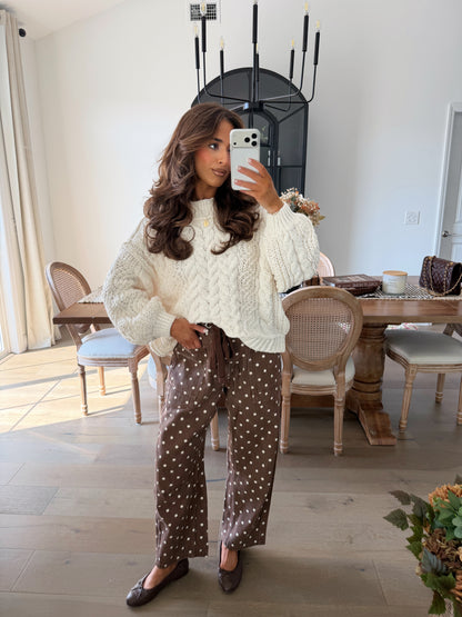 Caramel Kisses Barrel Dot Jeans