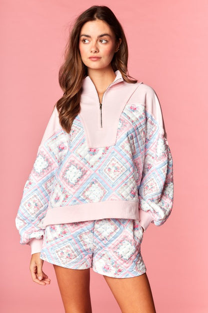 Pastel Princess Quilted Set
