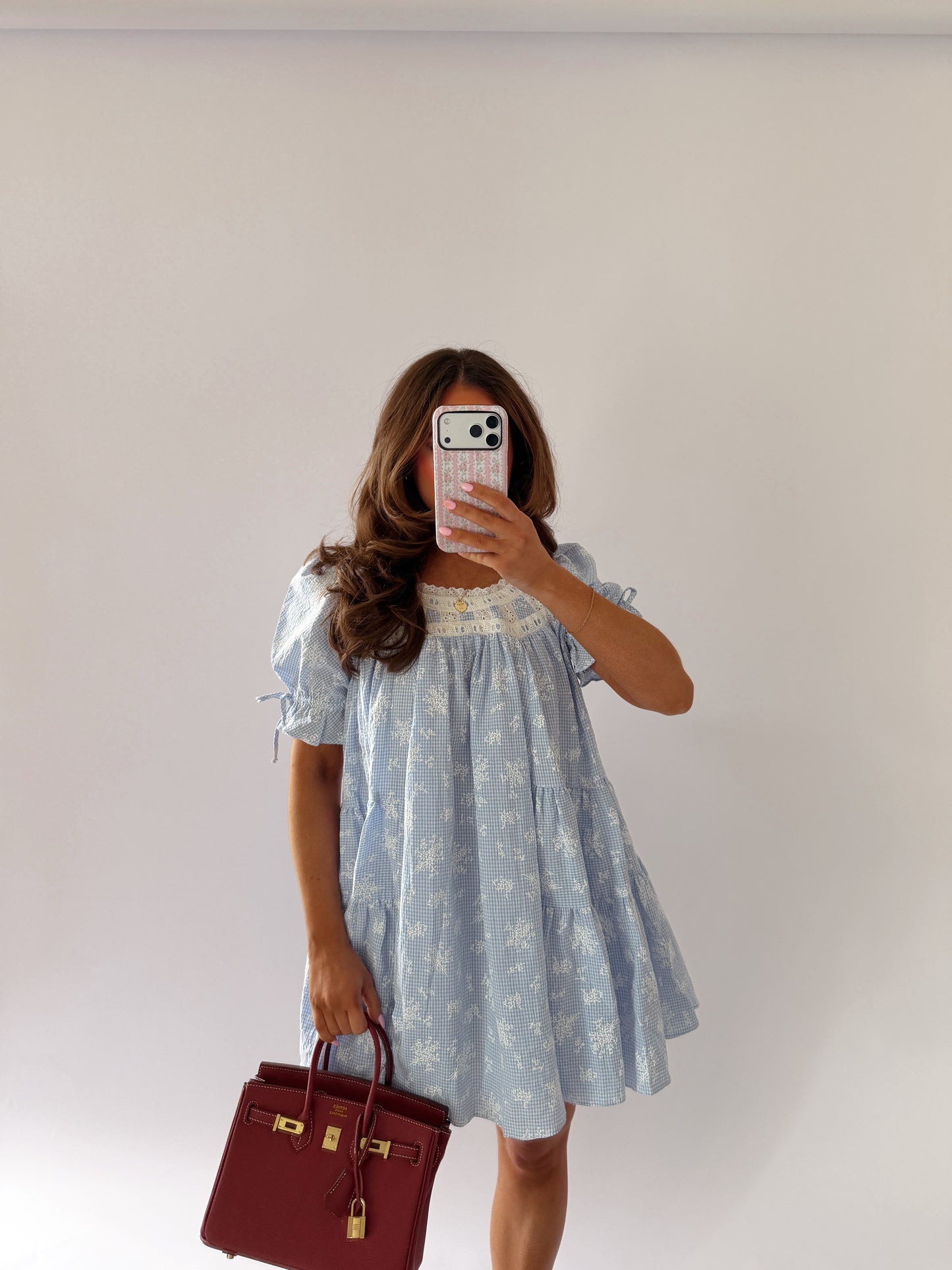 Hamptons Hydrangeas Mini Dress