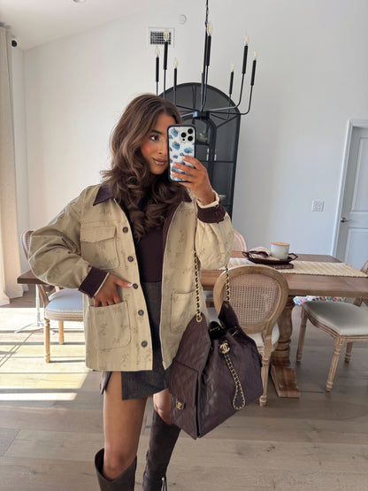 Bloomin’ Barn Jacket (Sandy Beige)