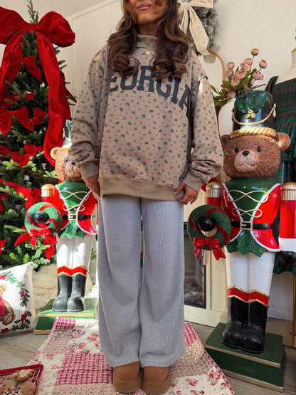 Floral Vintage Georgia Mockneck