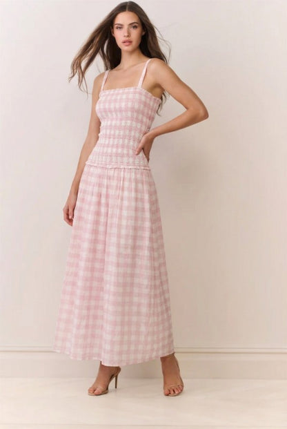 Cotton Candy Gingham Maxi (can’t restock)