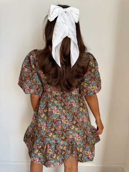 Charmé Belle Floral Jacquard Dress