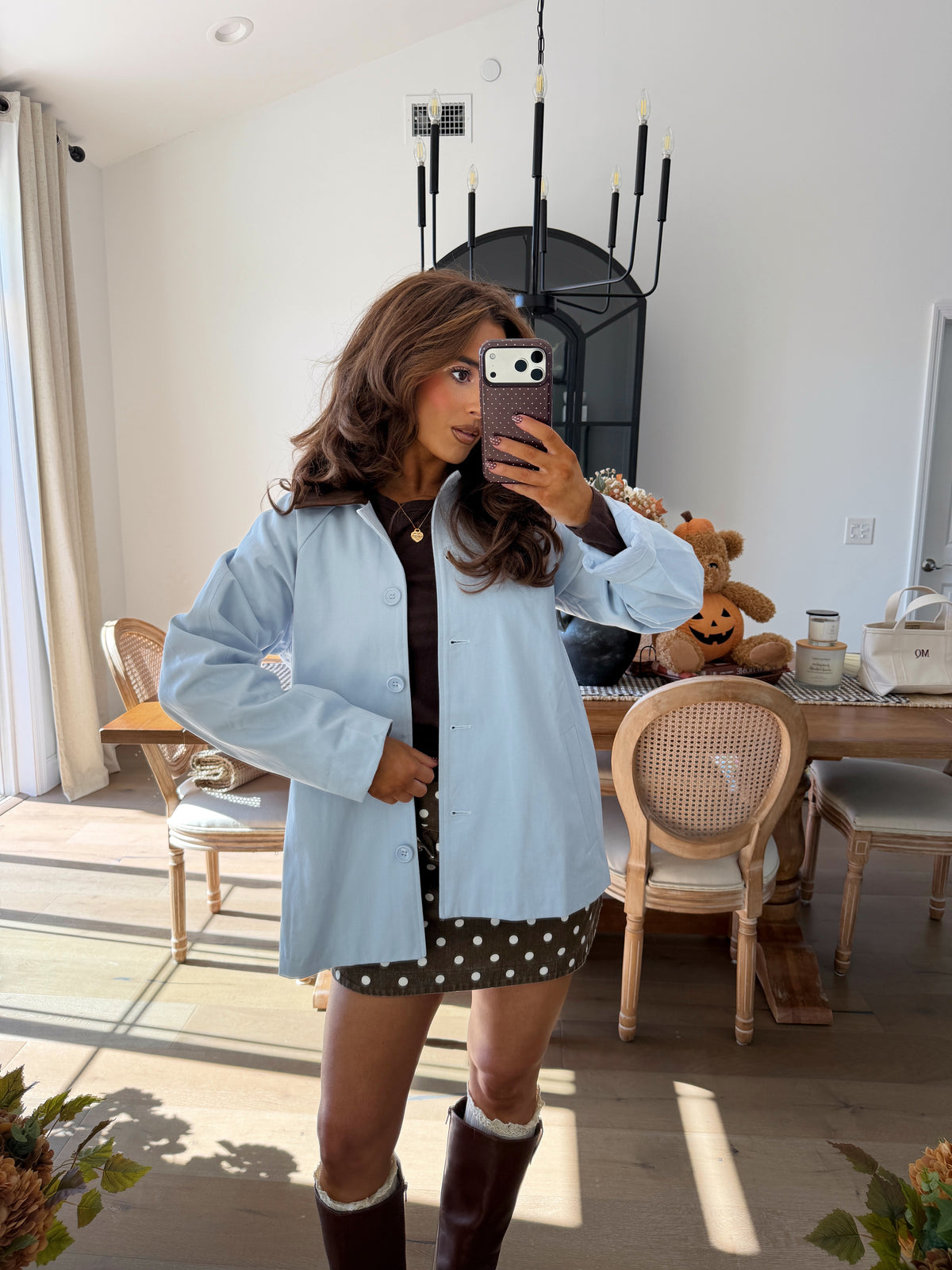 Blueberry Cocoa Barn Jacket