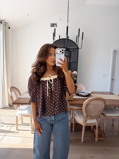 Mocha Dot Top RESTOCK