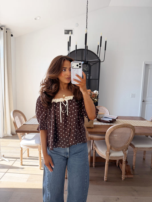 Mocha Dot Top RESTOCK