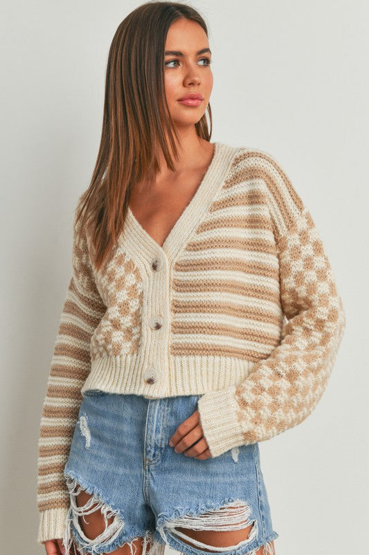 Meadow knit cardigan sweater