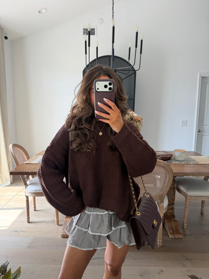 Chocolate Chunk Knit