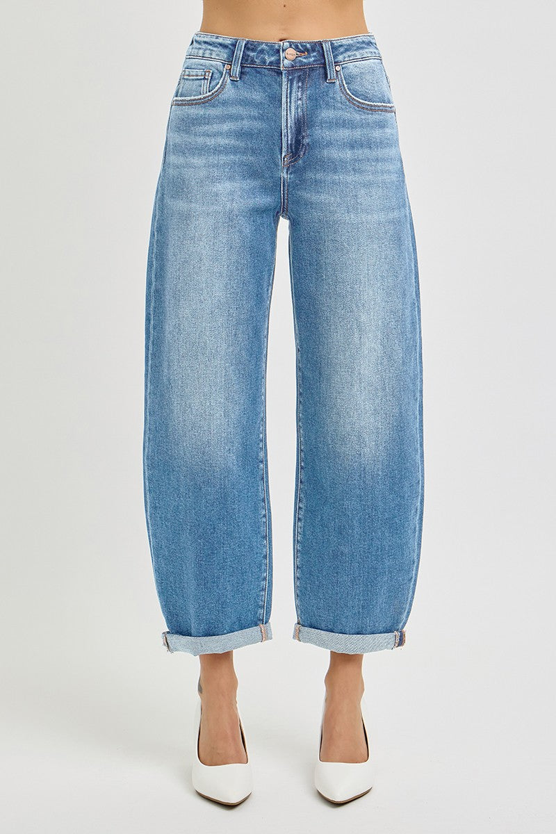 Darling Dusk Denim Barrel Jean