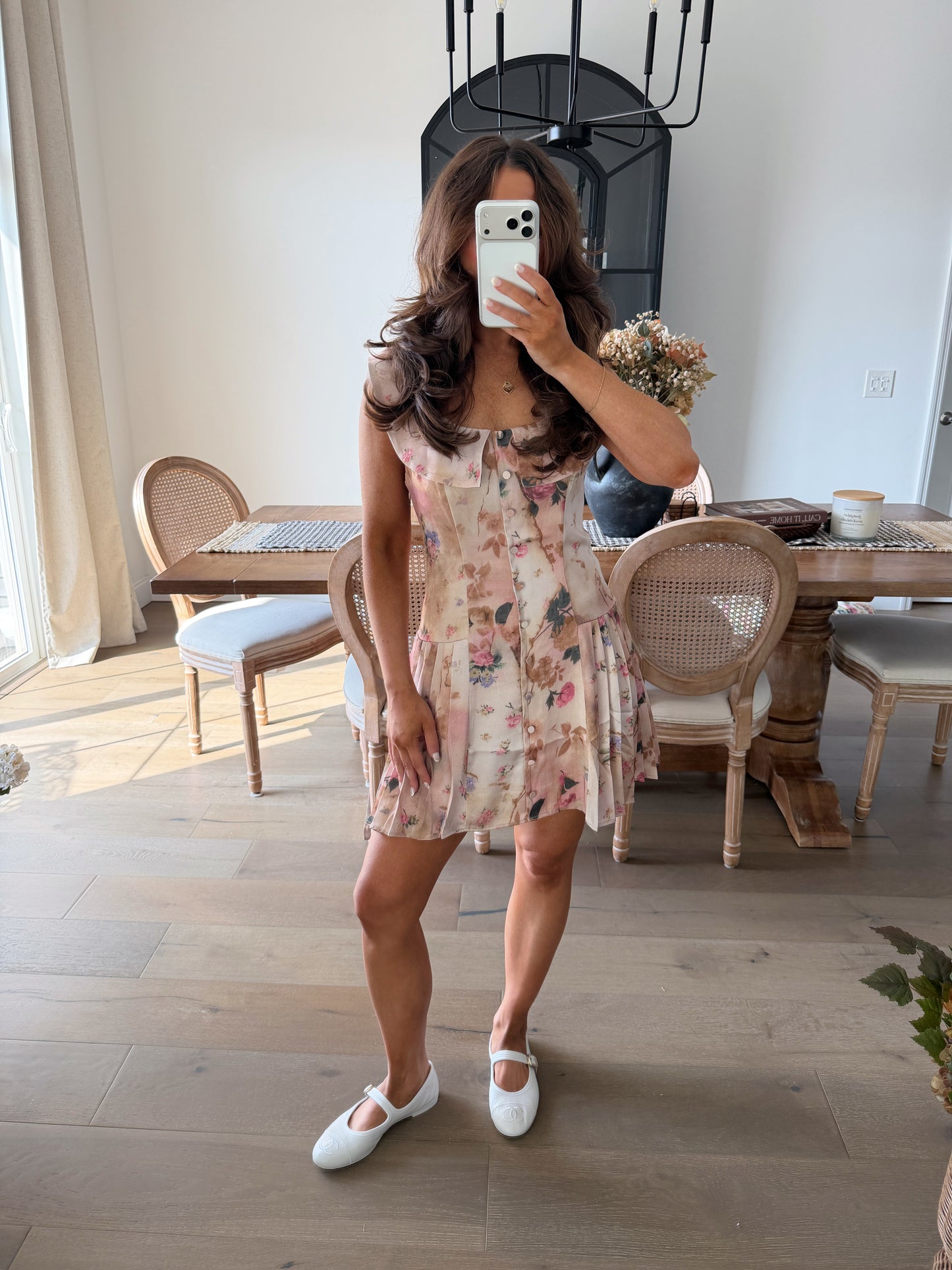 Yours Truly, Autumn Mini Dress (floral)