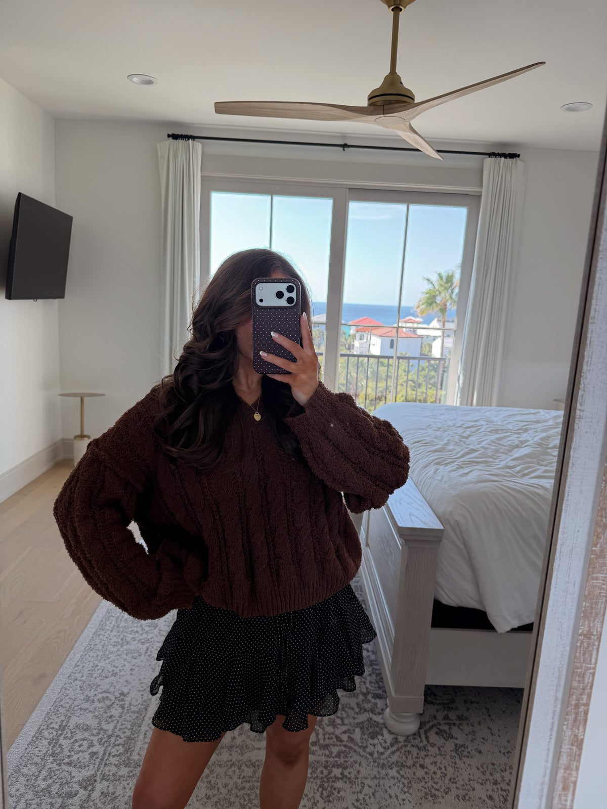 Seaside Polka Dot Skort