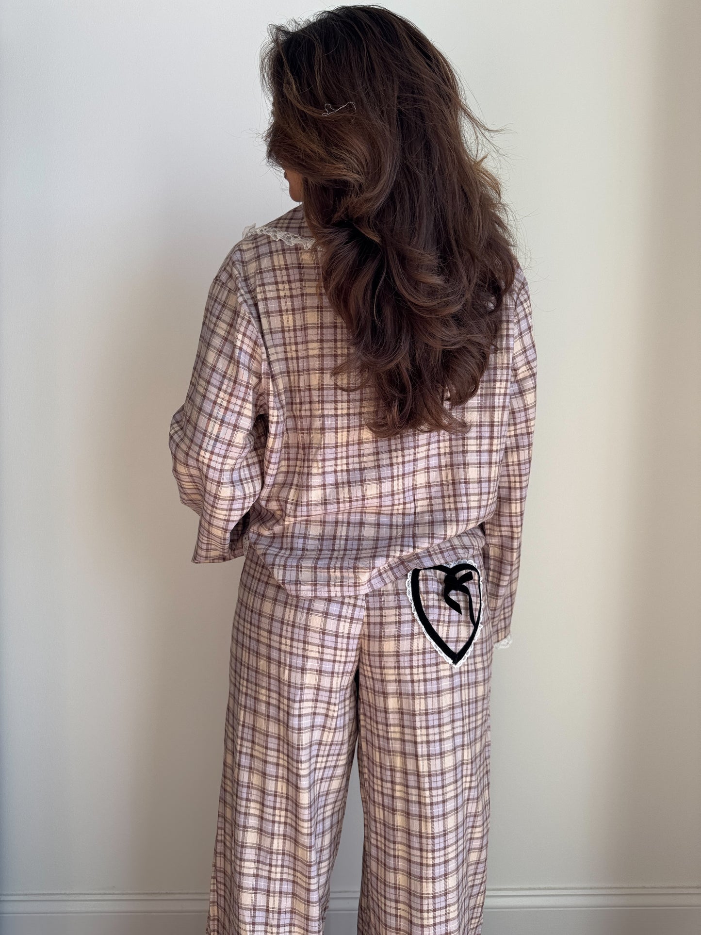 Autumn Hearts & Kisses Pj Set