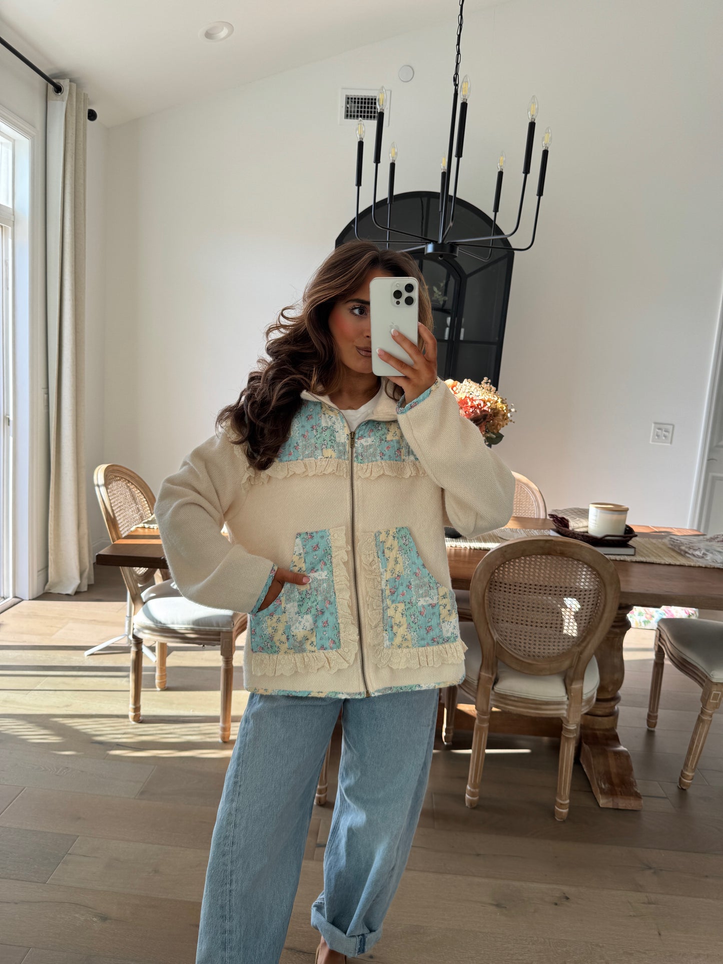 Ruffle Vintage Shabby Chic Darling Cardigan Jacket