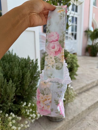 Mint & Lace Vintage Floral Mini Shoulder Bag