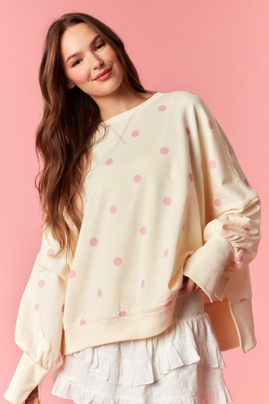 Classic Coast Polka Dot Top