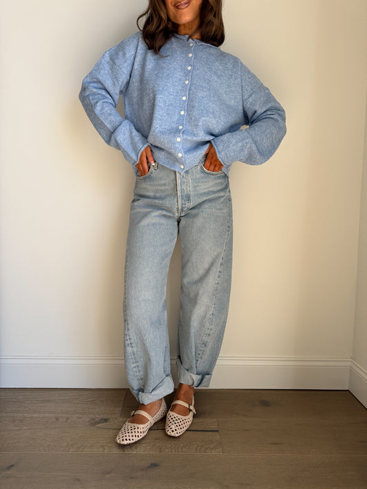 Hamptons Cardigan (ocean)