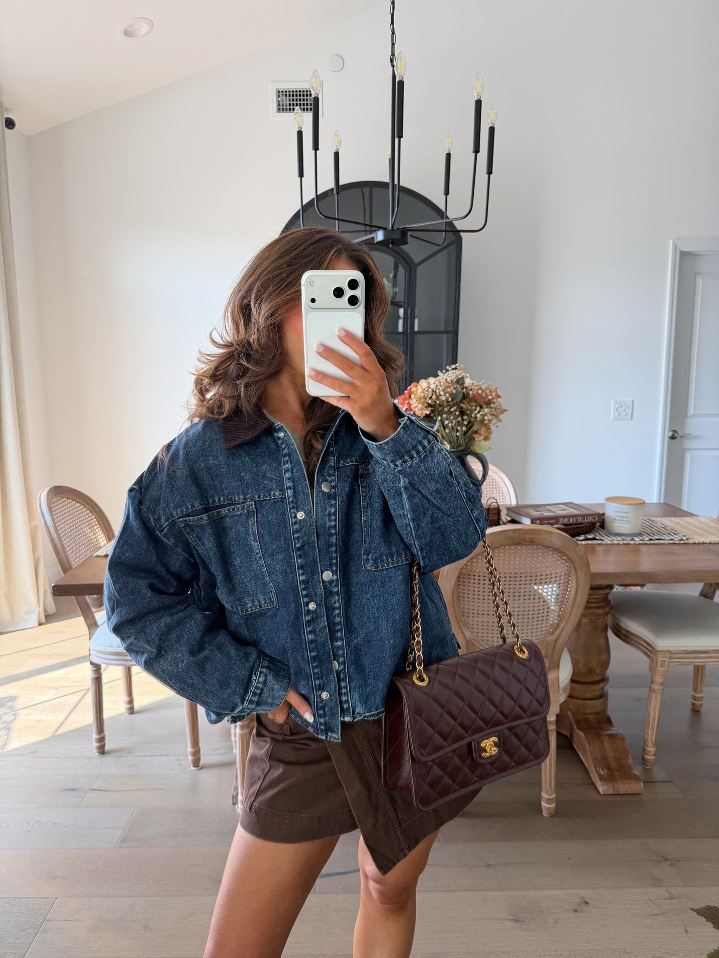 Brown Sugar Denim Barn Jacket