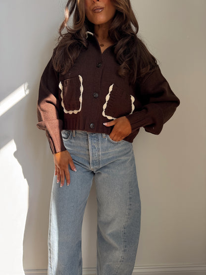 The Chocolate Glazed Cardigan (pre-order)