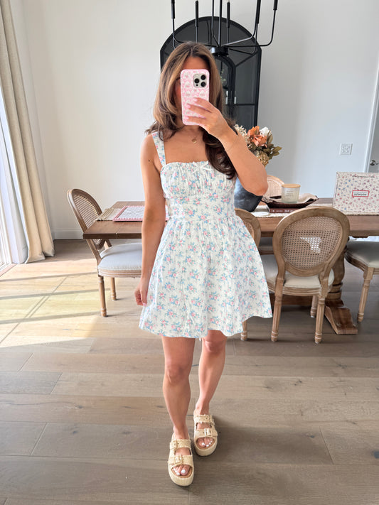 Floral Mini altrd state dress small NEW
