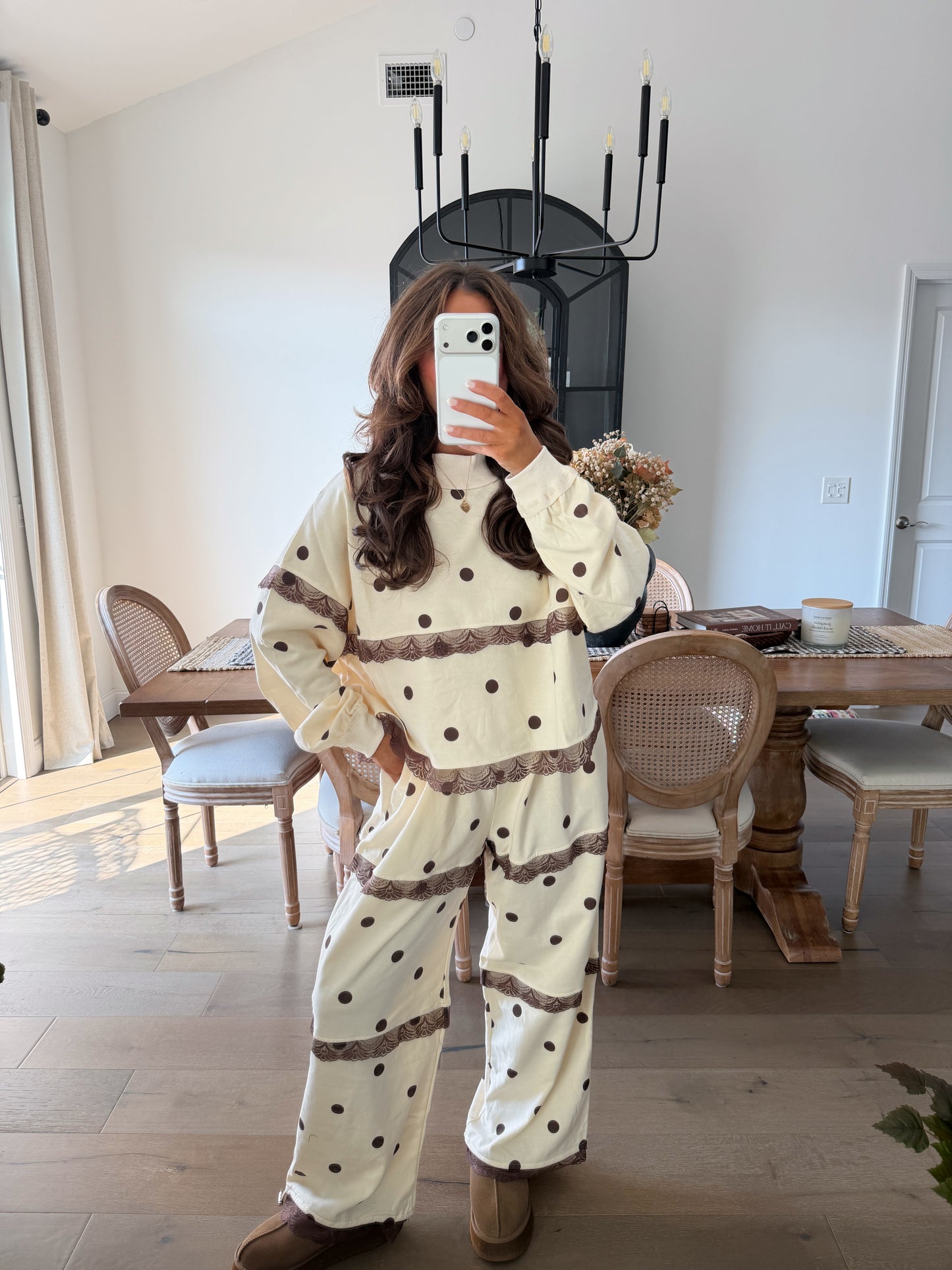 Dottie Lace Mocha Set (can’t restock)