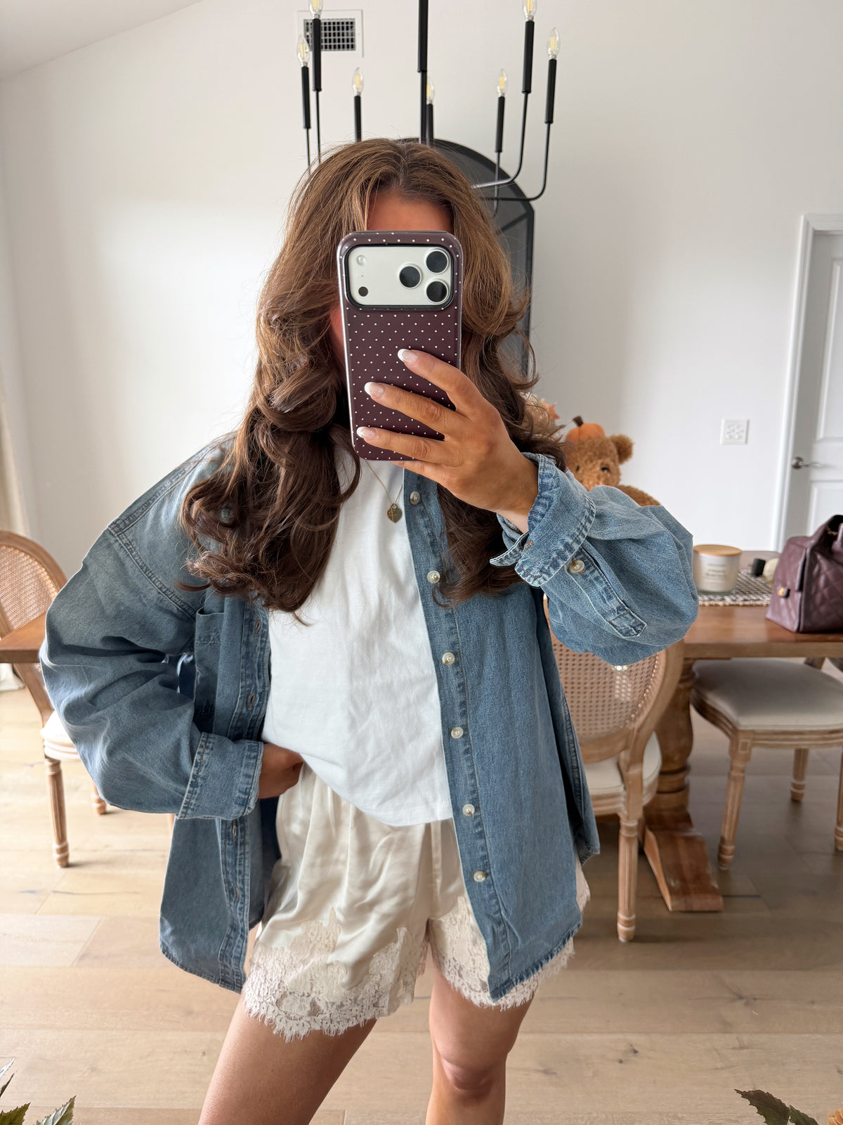 Denim Dreams Button Down Top