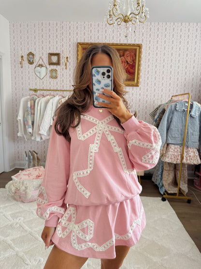 The Ribboned Girl Skort Set