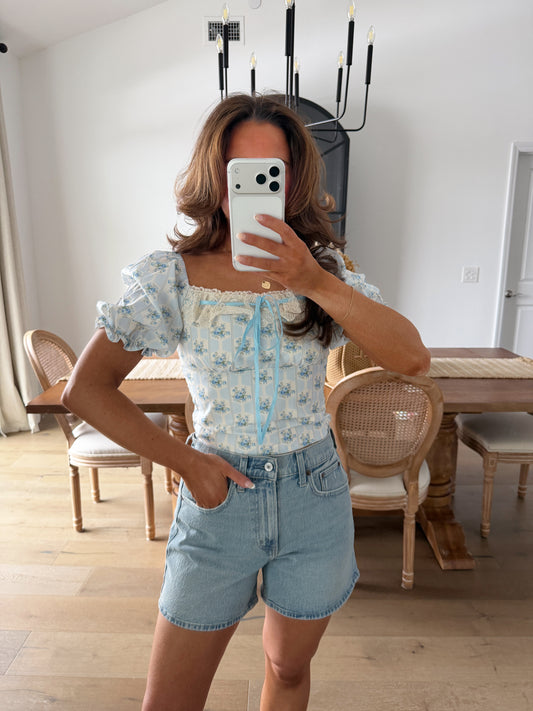 Berry Oat & Lace Top