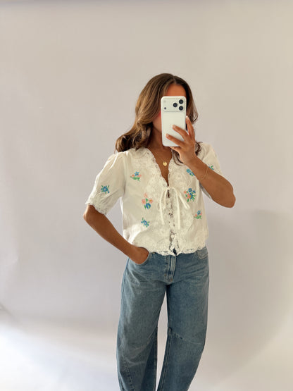 Rosy Whisper Top