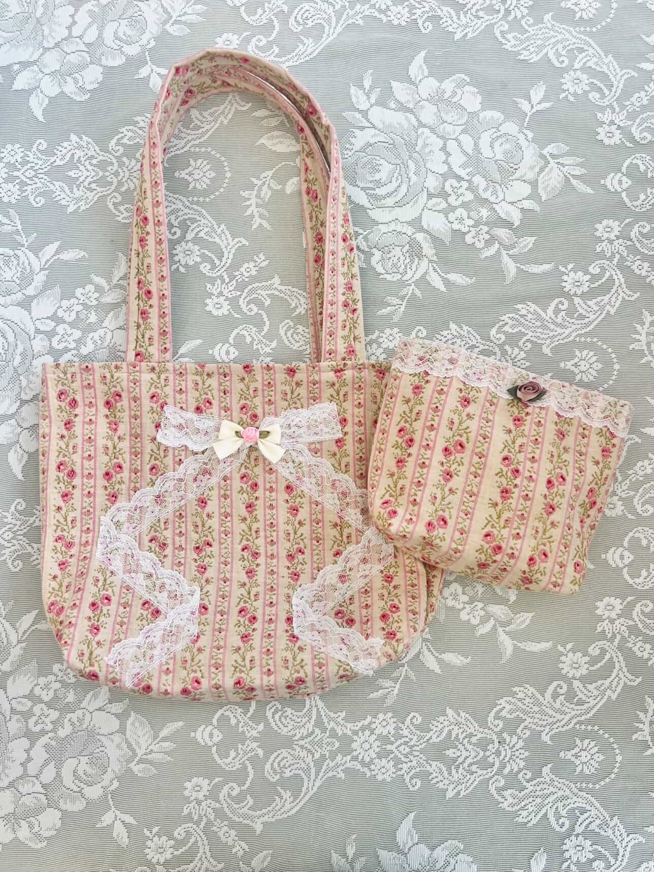 Meet Me In Paris Tote & Beauty Bucket Set (Paris exclusive fabric)