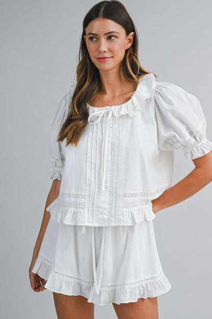 Rosy Morning Set (white) can’t restock