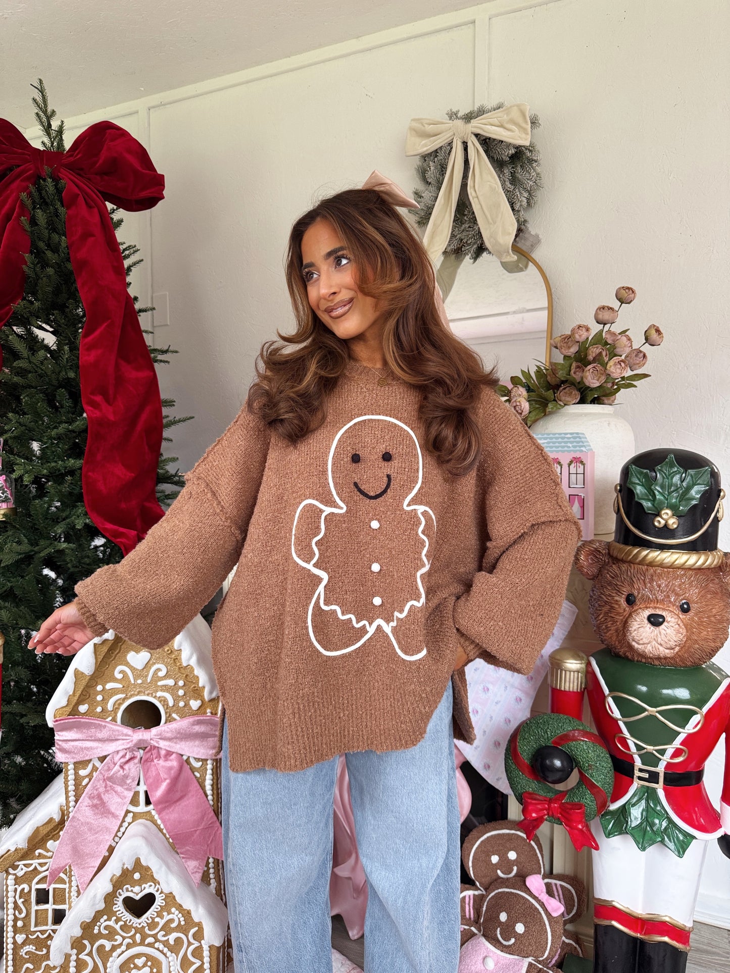 Gingerbread Darling Cozy Sweater (pre-order NOVEMBER)