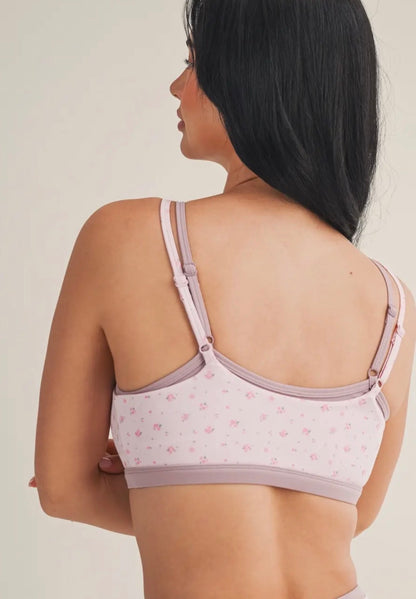 Pink Ditzy Floral Active Top