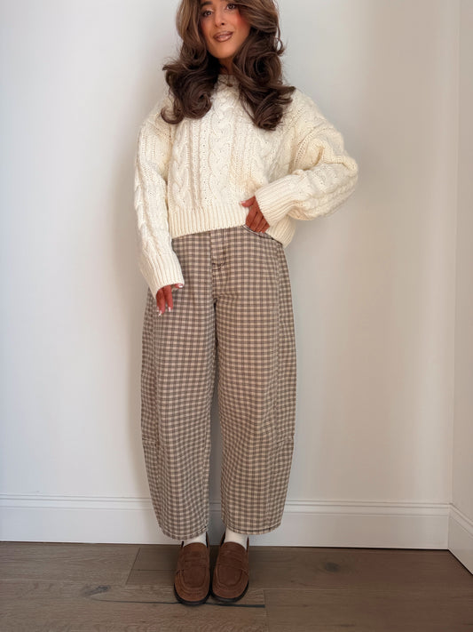 Dorothy Gingham Barrel Jeans PRE ORDER JANUARY 20
