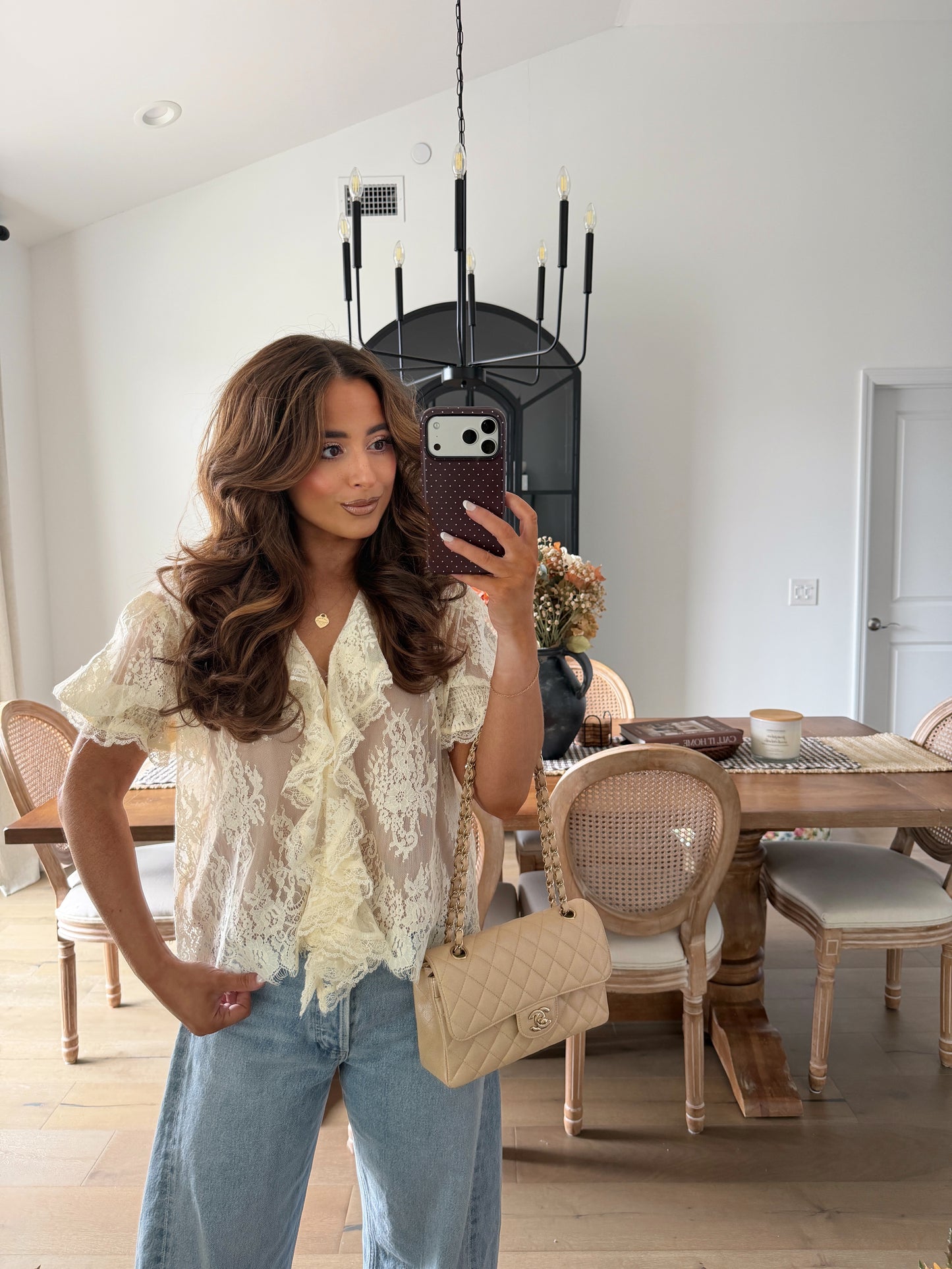A Dream Is A Wish Lace Top (Lined) no restocks