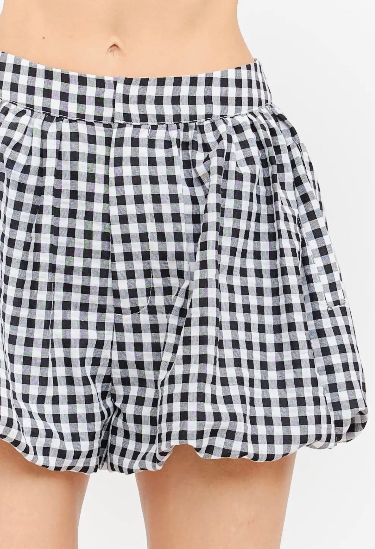 Lucy Gingham Bubble Shorts