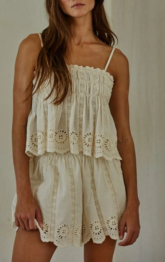 Ansley Crochet Shorts