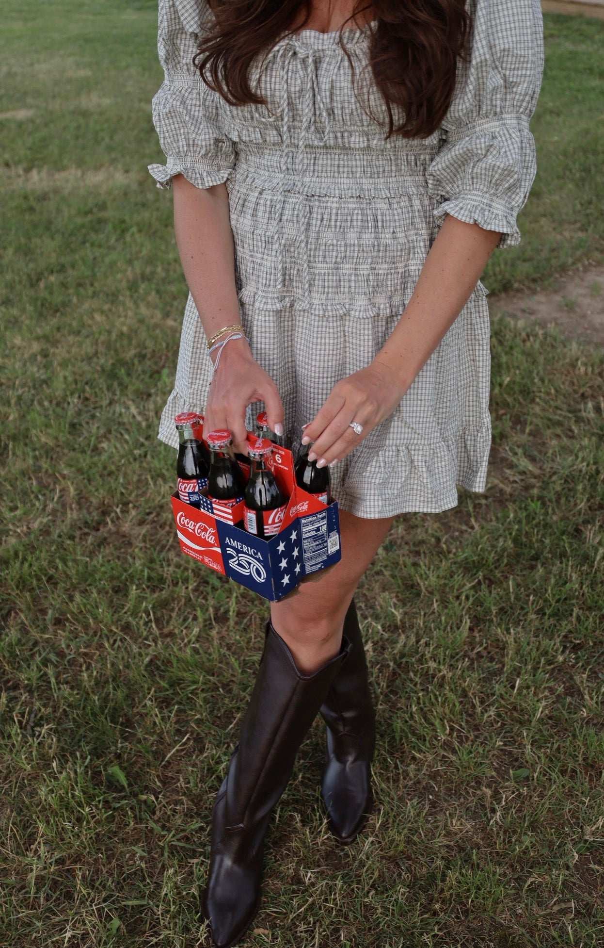 Bay Breeze Gingham Mini Dress