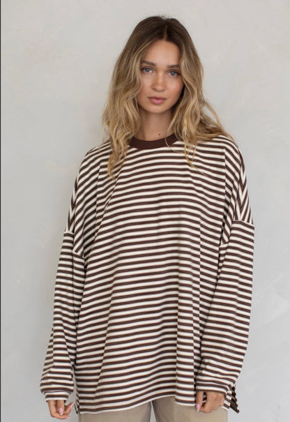 Sophie Striped Set (marshmallow Hot Cocoa)
