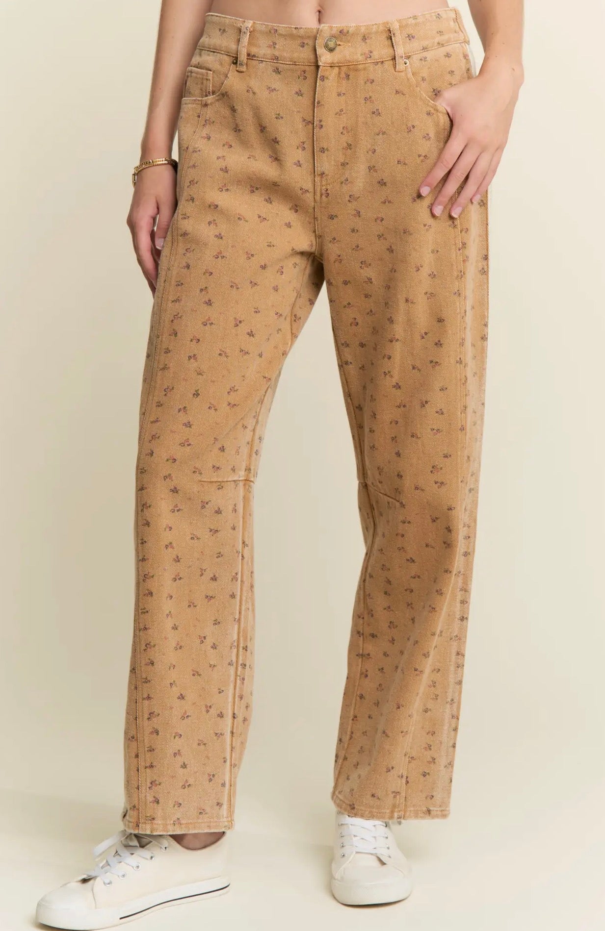 Floral Lace Gal Jeans (can’t restock)