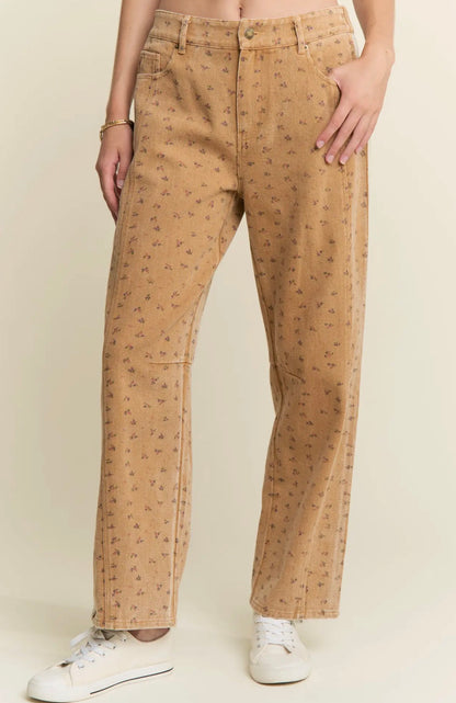 Floral Lace Gal Jeans (can’t restock)