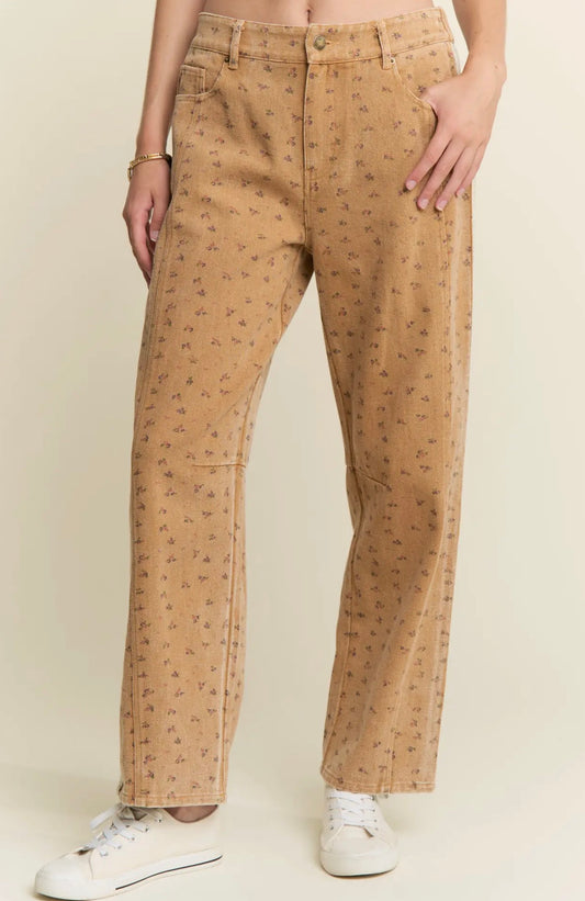 Floral Lace Gal Jeans (can’t restock)