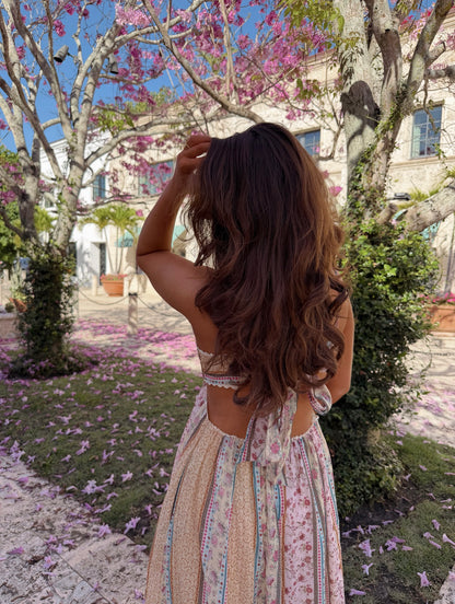 Blossom Patchwork Beach Maxi Dress RESTOCK 2 weeks