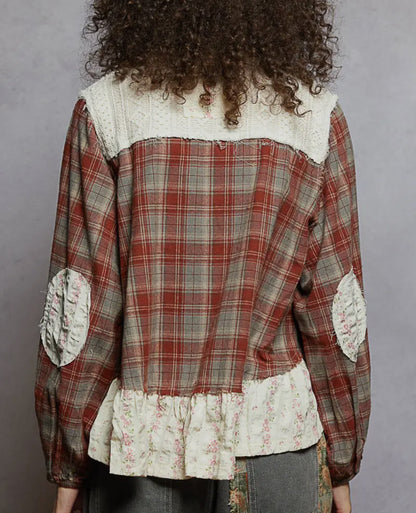 Plaid Fireside Top
